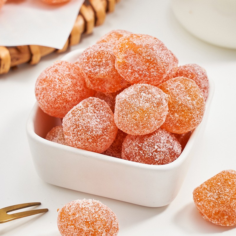 Candied kumquat texture